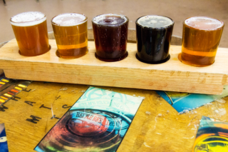 Helms Brewing Flight